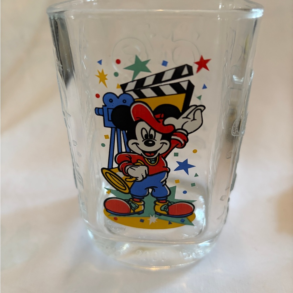 *VINTAGE* McDonald's Walt Disney World 2000 Celebration Collectable Glass ~ NEW